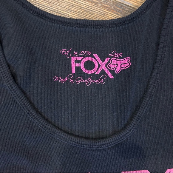 Y2K FOX Racing Drip Logo Tank Top Neon Colors | Size Large - Picture 3 of 7